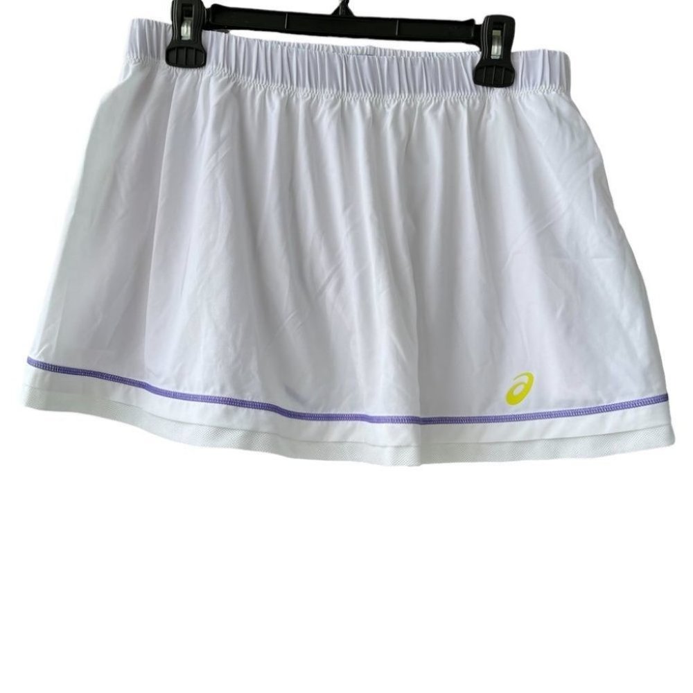 Asics white tennis skort